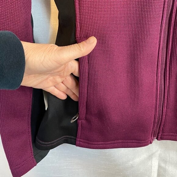 NWOT  Spyder Constant Burgundy Full-Zip Fleece Jacket Ladies L - Picture 7 of 14